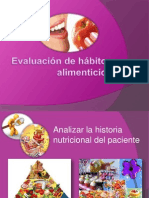 Evaluación de Hábitos Alimenticios