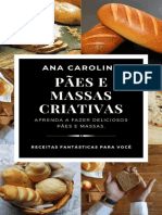 Livro - Pães e Massas Criativas - Ana Carolina