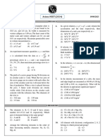 Question Weekly Test-03 Arjuna NEET 19-08-2023