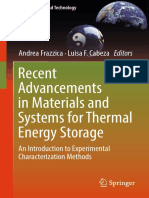 Recent Advancements in Materials and Systems For Thermal Energy Storage