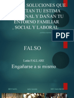 Falsas Soluciones