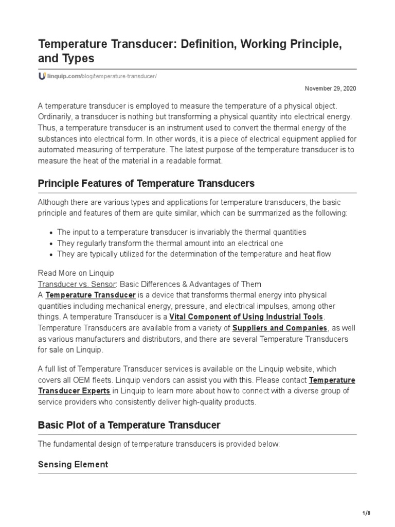 temperature-transducer-definition-working-principle-and-types