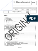 PG-PLY-03 - Plano de Ação de Emergências (Em Revisão)