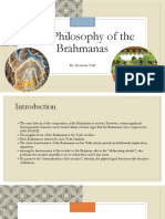 The Upanishads and The Brahmanas