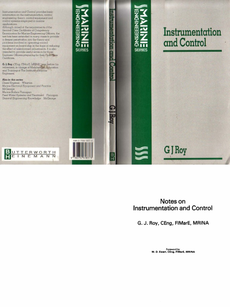 Instrumentation and Control - (G.J. ROY) | PDF