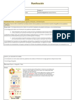 Planificación El Tilde - Esdrújulas y Sobreesdrújulas