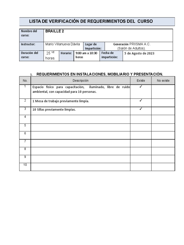 1 Lista de Verificacion PDF