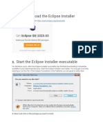 Steps To Download The Eclipse Installer