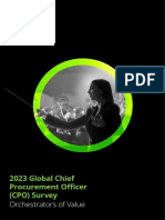 Us 2023 Global Chief Procurement Officer Survey