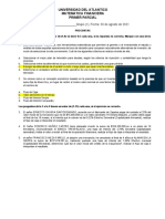 PRIMER PARCIAL 2021-1 - MATEMATICAS FINANCIERAS 02 CEDULAS PARES - UdeA