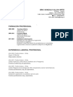 Curriculum Vitae Eric Ulloa - Ing en Agronomia