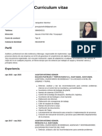 CV - Jackeline Sanchez Ramirez - Auditor Iso PDF