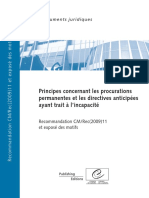 CM - Rec (2009) 11F - Principes Ayant Trait A L'incapacité