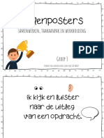 Doelenposters Leren Leren Groep 3