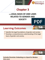 Chapter 3 - Legal Basis of Gender and Society