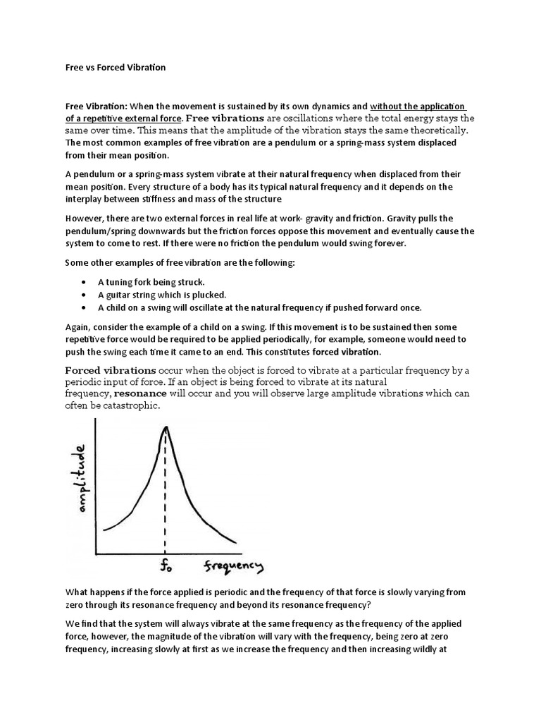 Understanding Vibration Mechanics | PDF | Oscillation | Resonance