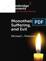 (Elements in Religion and Monotheism) Michael L. Peterson - Monotheism, Suffering, and Evil.-Cambridge Univ Press (2022)