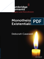 (Elements in Religion and Monotheism) Deborah Casewell - Monotheism and Existentialism-Cambridge University Press (2022)