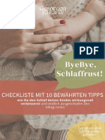 ByeBye Schlaffrust 10 Tipps Geborgen Schlafen