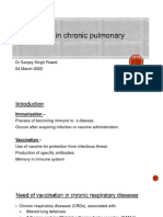 Vaccination in Chronic Pulmonary Diseases