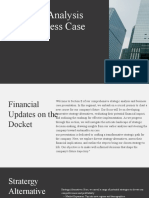 Black and Red Simple and Professional Investor Financial Update Finance Presentation