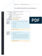 Examen Semana-5 Procesos en La Administración de Proyectos