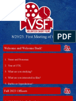 VSF 8 29 23 First Meeting of The Year