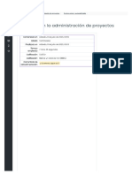 Autocalificable, Semana-1 Procesos en La Administración de Proyectos