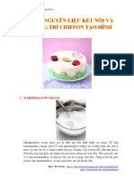 Bài 3 - Nguyên liệu kết nối và trang trí chi tiết bánh deco chiffon - MONKITCHEN 2