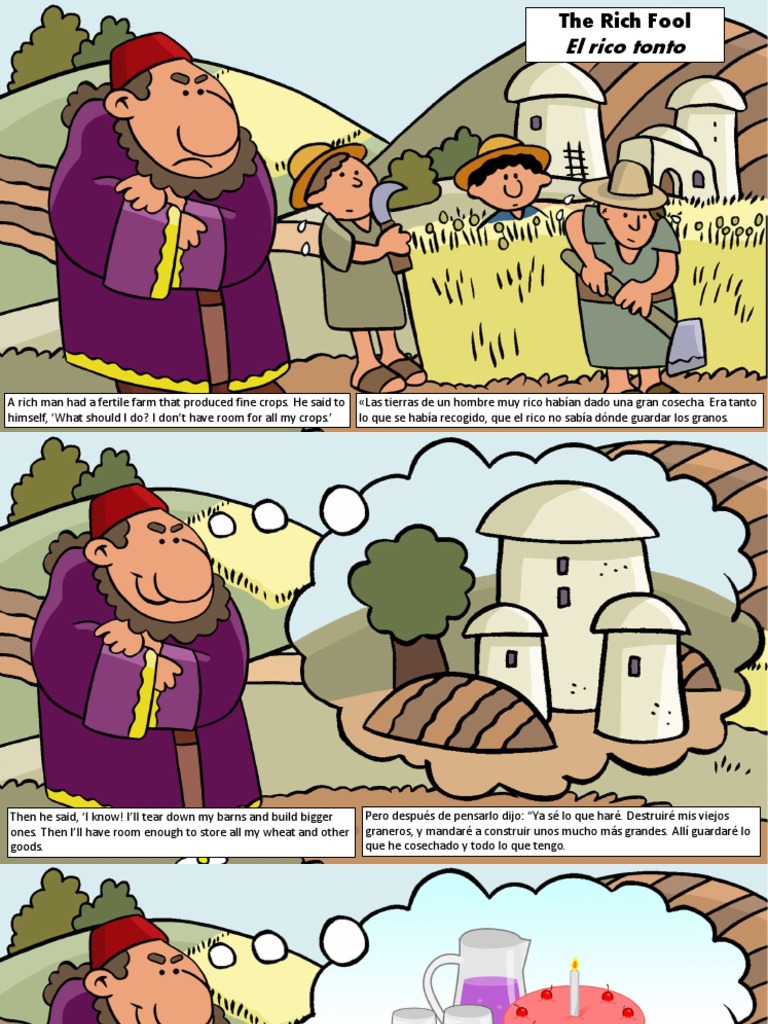 Parábola del Rico Insensato para Niños | PDF | Religión y espiritualidad