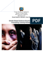 Gender Based Violence-Psychosocial