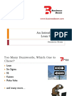 An Introduction To Lean Six Sigma