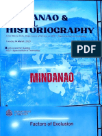 HIS003 Mindanao and Local Historiography Mar142023
