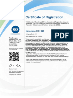 Certificate of Registration: Nevastane XSH 220