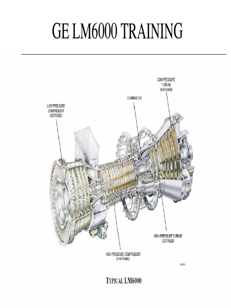 Ge LM6000 Training 1 PDF Turbine Gas Turbine