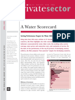 A Water Scorecard