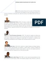 Lista de Personalidades Da Classificação Discente