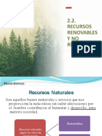 Recursos Naturales Renovables - y No Renovables