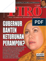 Majalah Hukum TIRO - Edisi ke 2 Gubernur Banten Ratu Atut
