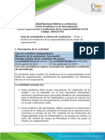 Guia de Actividades y Rúbrica de Evaluación - Unidad 1 - Tarea 2 - Análisis de Tendencias de La Responsabilidad Social Desde Las Organizaciones