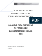 Manual Inscripción Caracterización de IIEE 2023 (1429)
