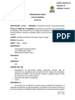 Socialización Plan para La Gestión de Riesgos de Accidentes