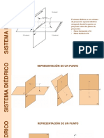 Sistema Diedrico - Punto, Recta y Plano