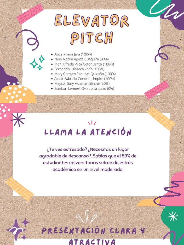 Elevator Pitch Pdf