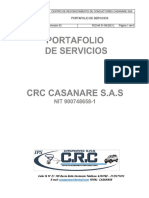 Portafolio de Servicios 2023 CRC Casanare Sas - Confianza Ips