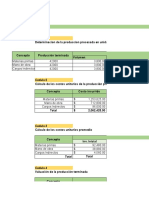 Ejercicio Practico. 6.1 Sistema de Costos