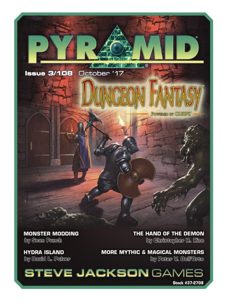 Pyramid 3-108 - Dungeon Fantasy Roleplaying Game III | PDF