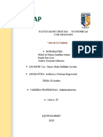 Informe-Auditoria y Peritraje Empresarial.