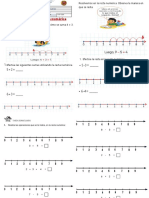 Mat - Resta y Suma en La Recta Numérica - 1p