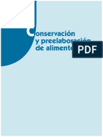 Conservación. y Preelaboración de Alimentos